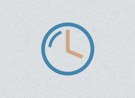 Animated clock icon