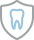 Animated shield with tooth icon
